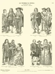 Costumes of English Nobility, 17th Century