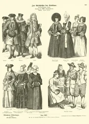 Costumes of the Swiss Canton of Zurich, Early 18th Century