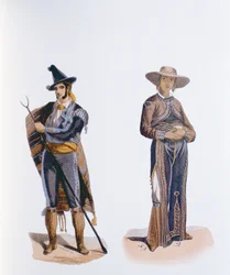 Costumes of the inhabitants of Mexico and Vera Cruz