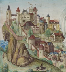 Detail of The Crucifixion, German City, Late 15th Century