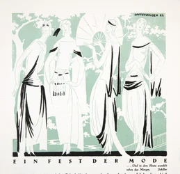 Ein Fest der Mode, from Styl, pub. 1922