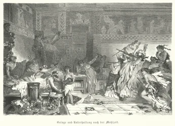 Entertainment After the Meal at a Roman Feast