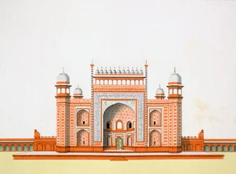 Entrance to the Taj Mahal