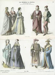 European Costumes, 15th Century