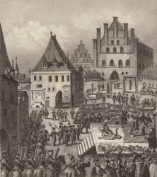 Execution of Czech Protestant Rebel Leaders in Prague
