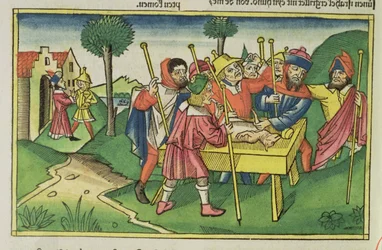 Exodus 12 The First Passover, from the Nuremberg Bible