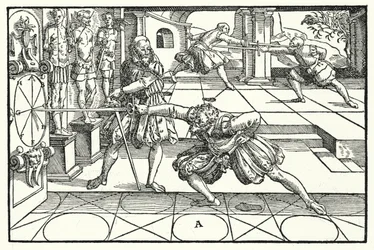 Fencing Scene