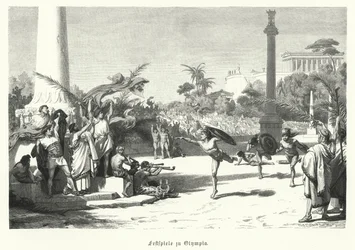 Festival in Olympia, Ancient Greece