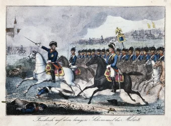 Frederick on his White Horse near Molwitz