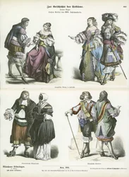 French and Dutch Costumes, Early 17th Century