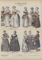 French and German Bourgeois Women