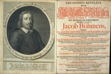 Frontispiece to Theosophia Revelata by Jacob Boehme, 1715