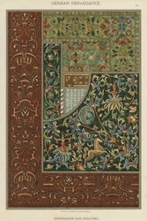 German Renaissance, Embroidery and Weaving