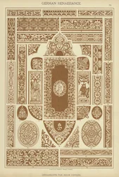 German Renaissance, Ornaments for Book Covers
