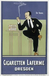 German advertisement for cigarettes Laferme