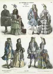 German and French Costumes, Early 18th Century