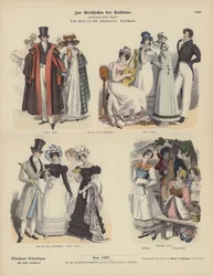 German costumes, first half of 19th Century