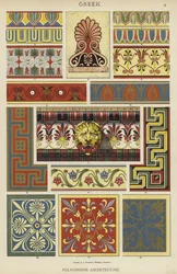 Greek, Polychrome Architecture