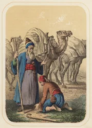 Harun al Rashid and Abdallah in a Scene from One Thousand and One Nights