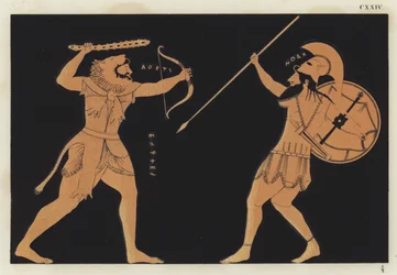 Hercules Fighting Ares