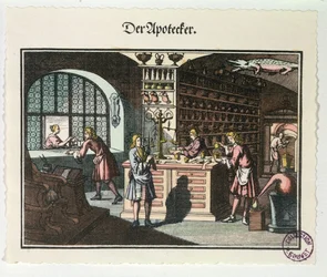 Interior of an Apothecary, c.1700