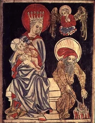 Holy Family Resting on the Flight into Egypt, c.1410