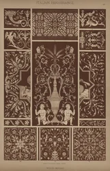 Italian Renaissance, Wood-Mosaic