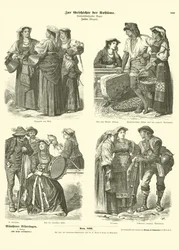 Italian Costumes, Late 19th Century