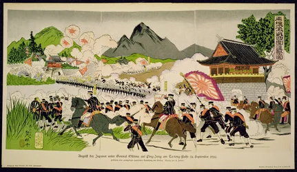 Japanese defeat Chinese at Ping-Yang, Korea in September