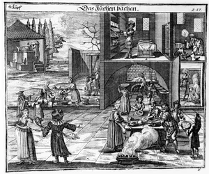 Jews baking bread