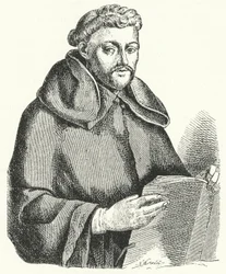Luis de Leon, Spanish Lyrical Poet (engraving)