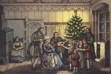 Luther at Christmas, in His Family Circle