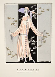 Mannequin, Advertisement for Dress by Johanna Marbach, from Styl, pub. 1922