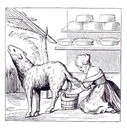 Manufacture of Cheeses in Switzerland, after a Woodcut in Cosmographie Universelle of Munster, Published 1549