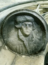 Martin Luther aged 57 with the Luthers Rose, 16th century