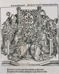 Meeting between Pope Pius II and Frederick III, Emperor of Germany