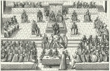Meeting of the French Estates General at Orleans, January 1561