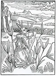 Of Unprofitable and Vain Prayers, Vows and Petitions, Illustration from Alexander Barclay