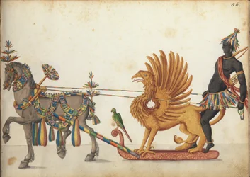 Pageant Sleigh in Parade, c.1640