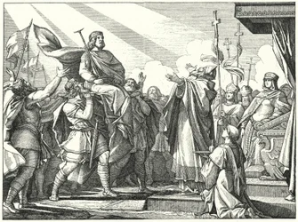 Pepin the Short proclaimed King of the Franks, 751