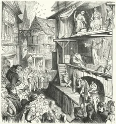 Performance of a Passion Play in the 16th Century