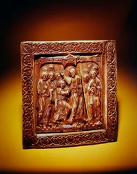 Plaque with Doubting Thomas