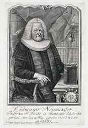 Portrait of Erdmann Neumeister (1671-1756)