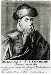 Portrait of Johannes Gutenberg