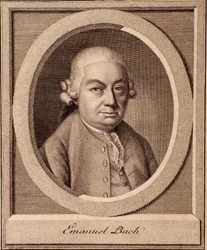 Portrait of Carl Philipp Emanuel Bach, German Composer, Son of Johan Sebastian Bach