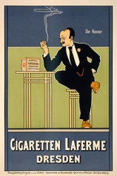 Poster for Laferme Cigarettes, Published by Grimme & Hempel, Leipzig
