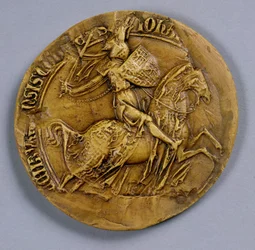 Seal of John I (1296-1346) of Luxembourg, King of Bohemia