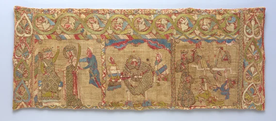 Stole with the Martyrdom of St. Catherine, Rhineland, c.1200