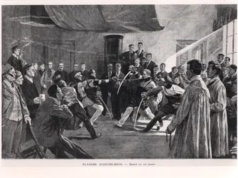 Student or Mensur duelling, early 20th century