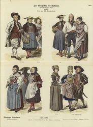 Swiss Costumes, Late 18th Century